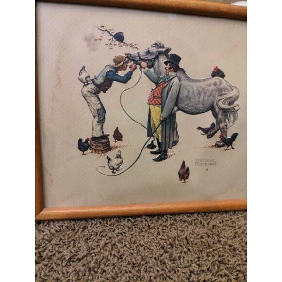 Norman Rockwell Salesman Horsetrader Art Print - Picture 4 of 12